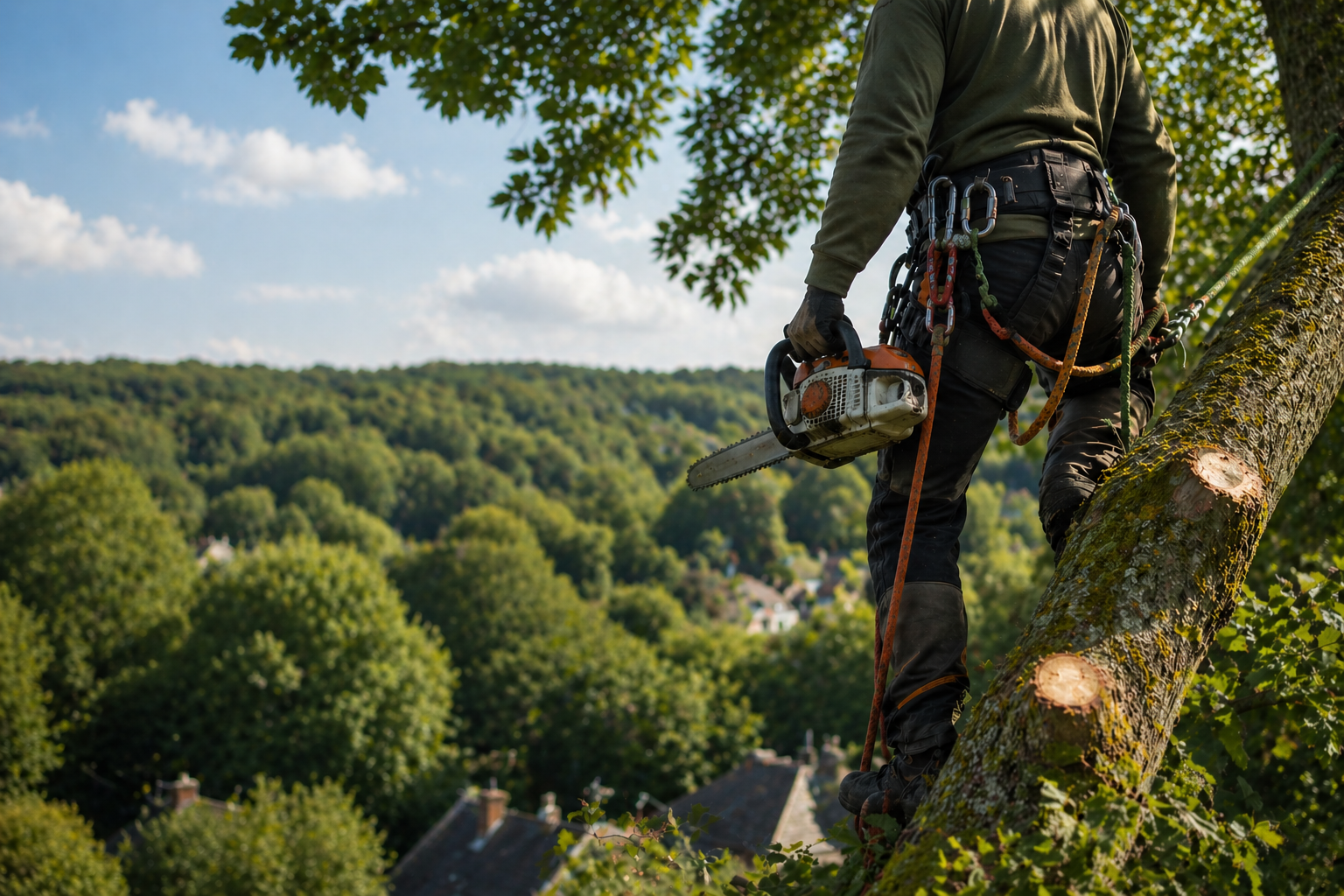 A Cut Above Arborist tree work